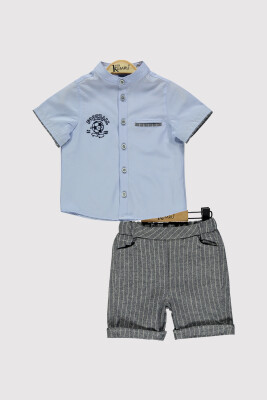 Boy Champion Embroidered Shirt Set 2-5Y Kumru Bebe 1075-4299 - Kumru Bebe (1)