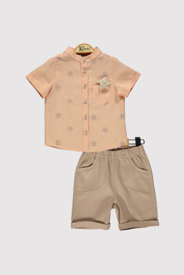 Boy Star Printed Set 2-5Y Kumru Bebe 1075-4282 Лососевый цвет