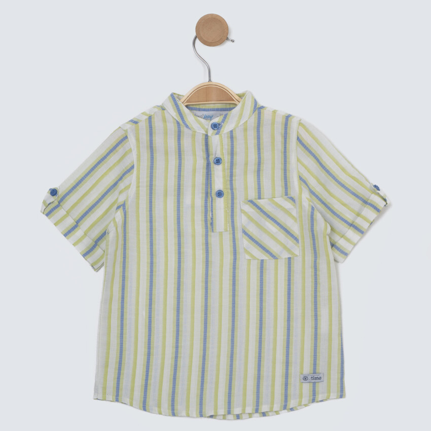 Boy Striped Shirt 2-5Y Timo 1018-TE5DÜ202242502 - 1