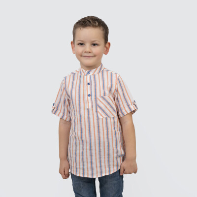 Boy Striped Shirt 6-9Y Timo 1018-TE5DÜ202242503 - Timo