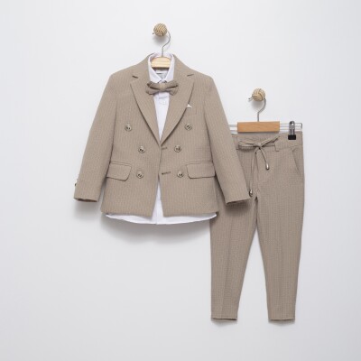 Double Breasted Jacket Vest Full Suit 3-7Y Terry 1036-5695 - Terry (1)