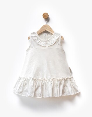 Ruffle and Gather Detailed Dress Flexi Baby 6-36 M Flexi Baby 2063-229494 - Flexi Baby