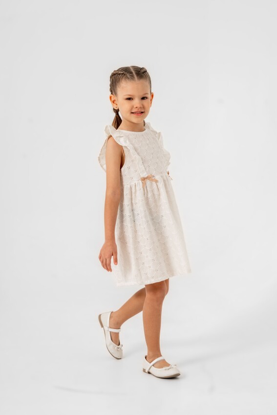 Ruffle Dress 2-5Y Sani 1068-30070 - 3