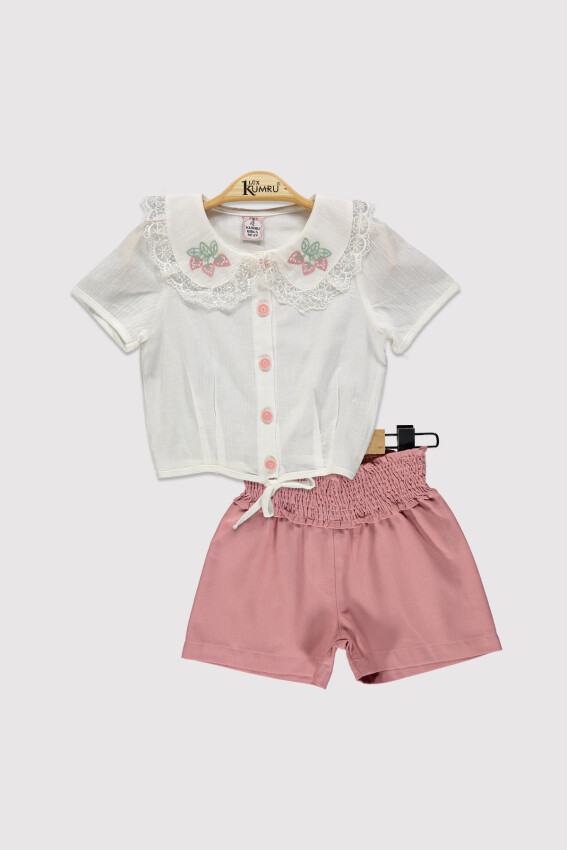 Girl Lace Collar Set 2-5Y Kumru Bebe 1075-4201 - 3