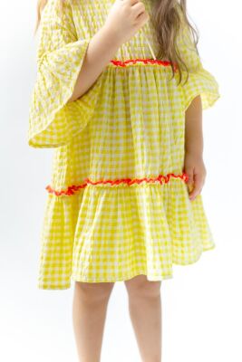 Girl Yellow Dress Ruffle 7-10Y Pixy Love 2070-PL24SCM294194403-1 - 6