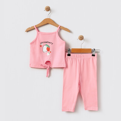 Girls Two Piece Set Tuffy 2-5Y Tuffy 1099-TFA-5709 Розовый 