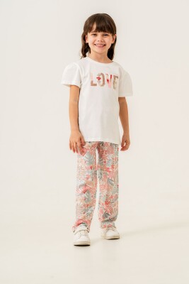 Love Printed 2-Piece Girls Set 2-5Y Sani 1068-30078 - Sani