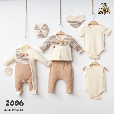 Set of 8 with Stripe Details Minizeyn 2014-2006 - Minizeyn (1)