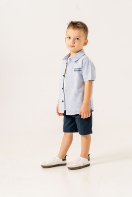 Traveles Printed Shirt 3-Piece Boys Suit 2-5Y Sani 1068-30017 Голубой 