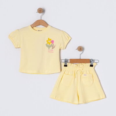 Tuffy Girls Shorts Set 2-5Y Tuffy 1099-TFA-5701 Светло-жёлтый 