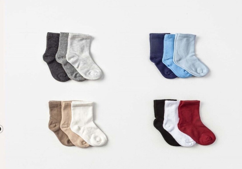 Wholesale 12 pairs of Baby Boy Socks 12-18M Defne 1064-DFN3-E036-23(12-18) - 1