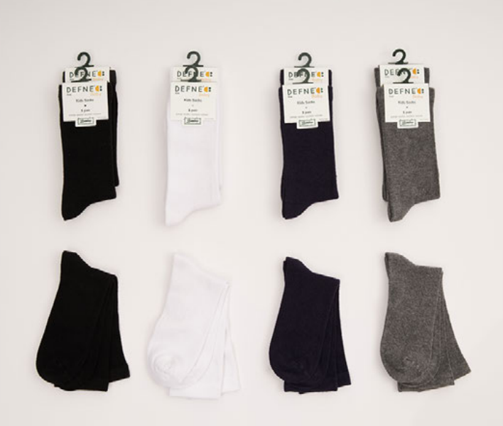 Wholesale 12-Piece Boys Bamboo Socks Defne 1064-DFN1Ç-E015-23(11-12) - 1