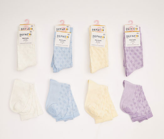 Wholesale 12-Piece Girls SocksDefne 1064-DFN1Ç-K001-22(7-8) - 1