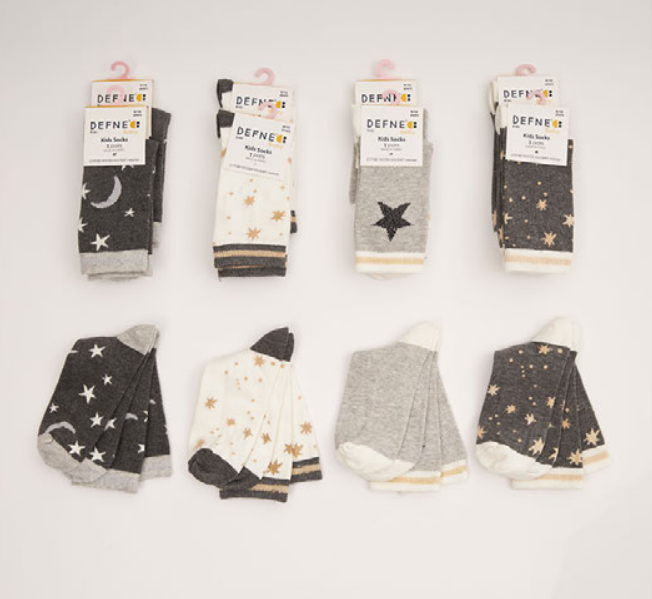 Wholesale 12-Piece Girls SocksDefne 1064-DFN1Ç-K003-22(9-10) - 1