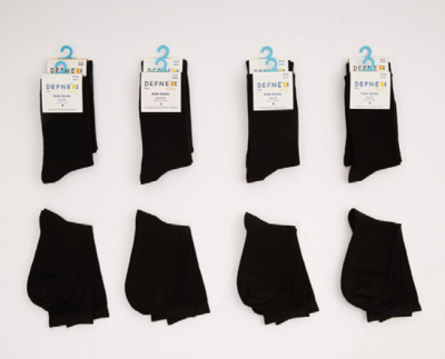 Wholesale 12-Piece Unisex SocksDefne 1064-DFN1Ç-E006-22(7-8) - Defne