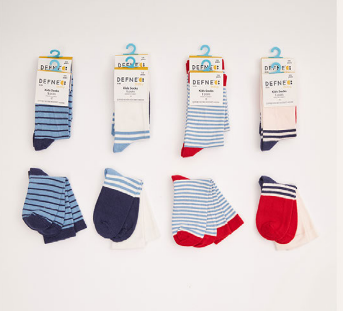 Wholesale 12-Piece Unisex SocksDefne 1064-DFN1Ç-U001-22(11-12) - 1