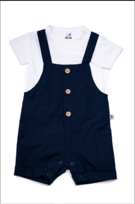 Wholesale 2-Peice Baby Boys Rompers With T-Shirt 3-12M BabyZ 1097-4268 - 2