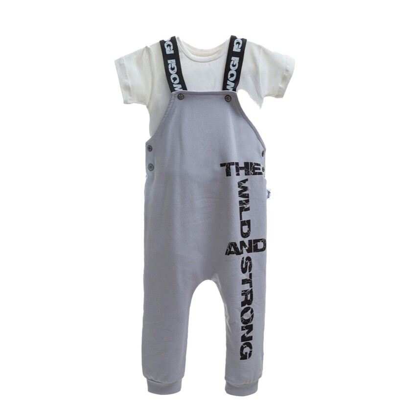 Wholesale 2-Peice Boys Rompers With T-Shirt 2-5Y Wogi 1030-WG-2401-4 - 4