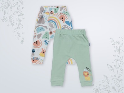 Wholesale 2-Piece Baby Boys Pants 3-18M Miniworld 1003-16444 Зелёный миндаль 