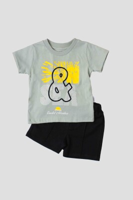 Wholesale 2-Piece Baby Boys T-shirt and Shorts Set 6-24M Kidexs 1026-65110 - Kidexs