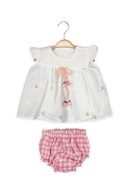 Wholesale 2-Piece Baby Girls Dress 6-24M Boncuk Bebe 1006-6100 - 2