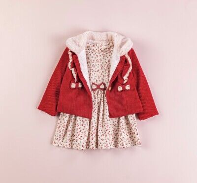 Wholesale 2-Piece Baby Girls Dress and Jacket Set 9-24M BabyRose 1002-4304 - Babyrose