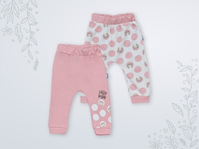 Wholesale 2-Piece Baby Girls Pants 3-18M Miniworld 1003-16468 - 1