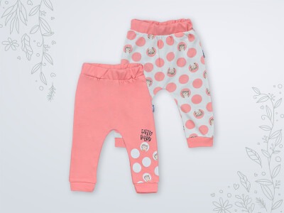 Wholesale 2-Piece Baby Girls Pants 3-18M Miniworld 1003-16468 - 2