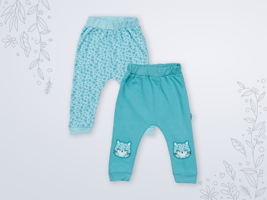 Wholesale 2-Piece Baby Girls Pants Set 3-18M Miniworld 1003-16462 - 1