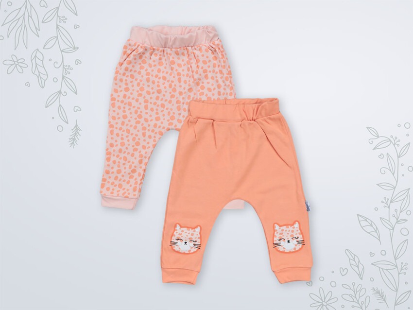 Wholesale 2-Piece Baby Girls Pants Set 3-18M Miniworld 1003-16462 - 2