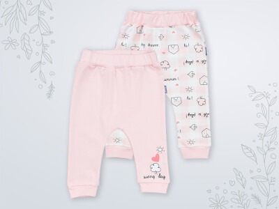 Wholesale 2-Piece Baby Girls Pants Set 3-18M Miniworld 1003-16465 - Miniworld (1)
