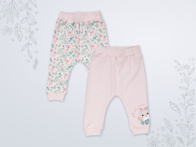 Wholesale 2-Piece Baby Girls Pants Set 3-18M Miniworld 1003-18135 - 2