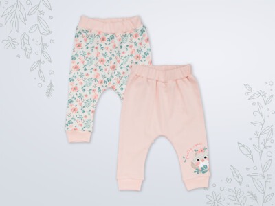 Wholesale 2-Piece Baby Girls Pants Set 3-18M Miniworld 1003-18135 - 3