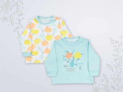Wholesale 2-Piece Baby Girls Sweatshirt 3-18M Miniworld 1003-16956 - 3