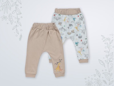 Wholesale 2-Piece Baby Pants Set 3-18M Miniworld 1003-16453 - 1