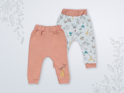 Wholesale 2-Piece Baby Pants Set 3-18M Miniworld 1003-16453 - Miniworld (1)