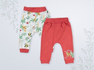 Wholesale 2-Piece Baby Pants Set 3-18M Miniworld 1003-16962 Темно-медный