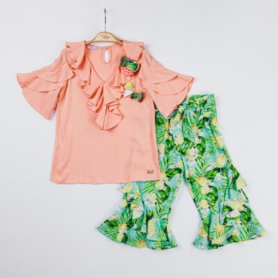 Wholesale 2-Piece Girls blouse and Pants Set 2-6Y Miss Lore 1055-5131 - 2