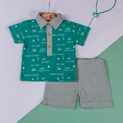 Wholesale 2-Piece T-shirt and Shorts Set 6-18M BabyZ 1097-4728 - BabyZ