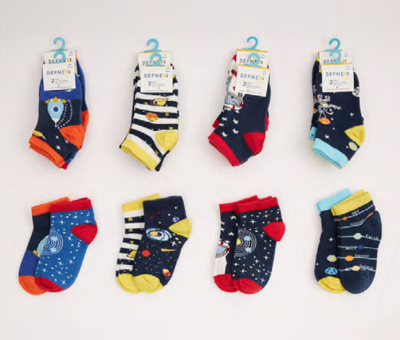 Wholesale 24-Piece Baby Socks with BoxDefne 1064-DFN2P-E018-23(18-24) - Defne