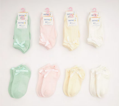 Wholesale 24-Piece Baby Socks with BoxDefne 1064-DFN2P-K019-23(12-18) - Defne