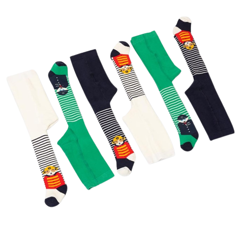 Wholesale 3-Piece Boys Towel Socks Defne 1064-EKLT-H002-21(0-6) - 1