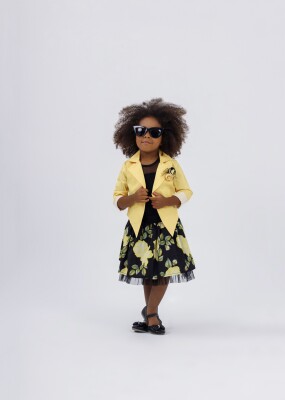 Wholesale 3-Piece Girl Skirt Set with Jacket and T-shirt 2-6Y Miss Lore 1055-5301 - 1