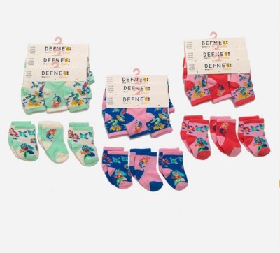 Wholesale 36-Piece Newborn Baby SocksDefne 1064-DFNB-K011-21 - 1