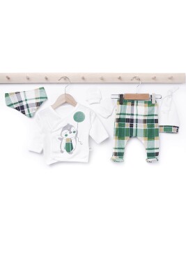 Wholesale 5-Piece Baby Newborn Set 0-3M Minizeyn 2014-7042 - Minizeyn