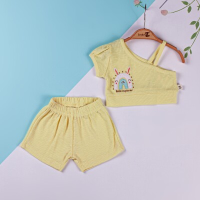 Wholesale Baby 2-Piece Set with T-shirt and Shorts 6-18M BabyZ 1097-5739 Жёлтый 
