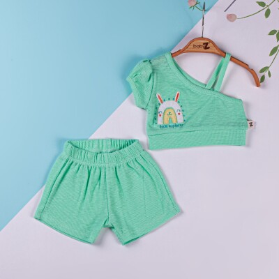 Wholesale Baby 2-Piece Set with T-shirt and Shorts 6-18M BabyZ 1097-5739 Зелёный 