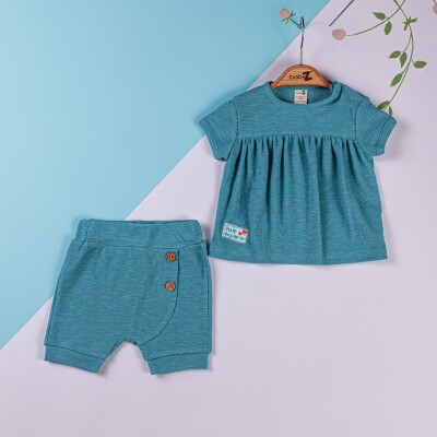 Wholesale Baby 2-Piece Set with T-shirt and Shorts 6-18M BabyZ 1097-5740 - BabyZ