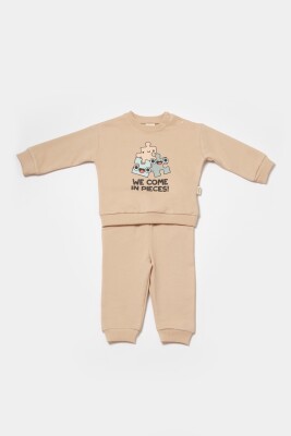 Wholesale Baby 2-Piece Sweatshirt and Pants Set 3-24M 100% Organic Cotton Baby Cosy 2022-CSY8027 - 1