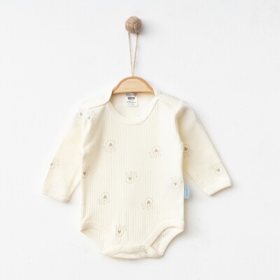 Wholesale Baby 5-Piece Patterned Long Sleeves Bodysuit 1-12M Hoppidik 2017-2385 - 4